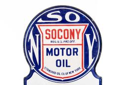 Socony Motor Oil Paddle Sign