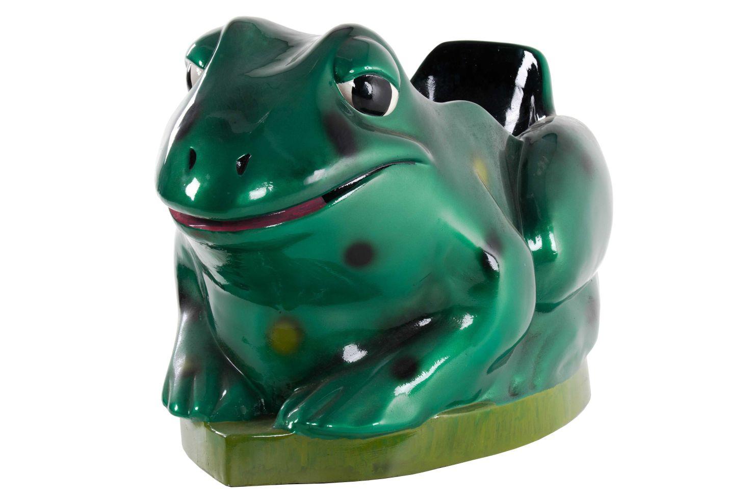 Fiberglass Frog Kiddie Ride Body 