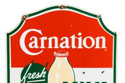 Carnation Milk Porcelain Sign