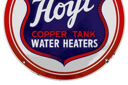 Hoyt Water Heaters Porcelain Sign