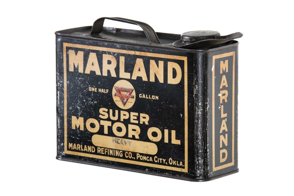 Marland Super Motor Oil 1/2 Gallon Can
