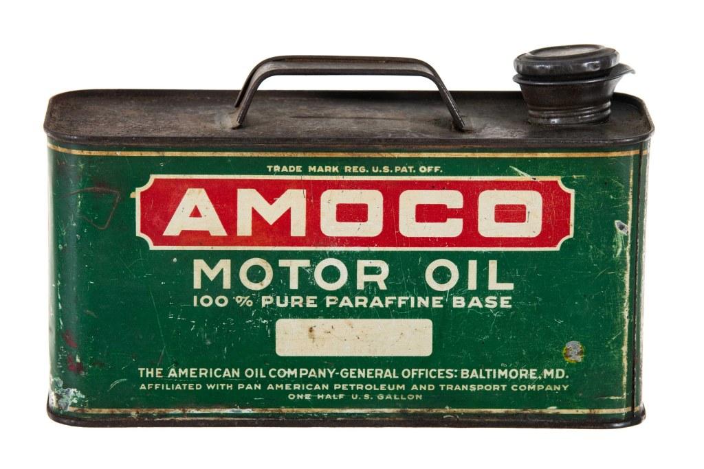 Amoco Motor Oil 1/2 Gallon Can