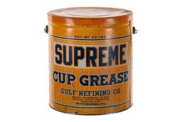 Early Gulf Supreme Cup Grease Can