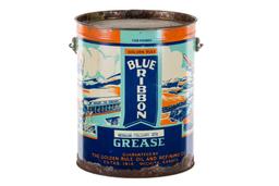 Rare Blue Ribbon Grease Can