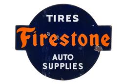 Firestone Tires & Auto Supplies Porcelain Sign