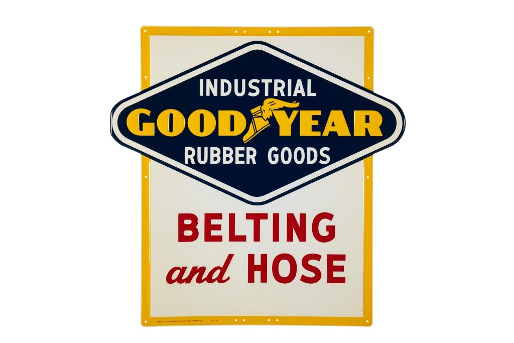 Goodyear Tires Belting & Hose Tin Sign