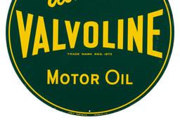 Valvoline Motor Oil Tin Sign