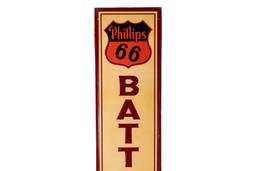 Phillips 66 Battery Sales & Service Tin Sign