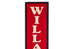 Willard Batteries Tin Sign