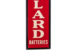 Willard Batteries Tin Sign