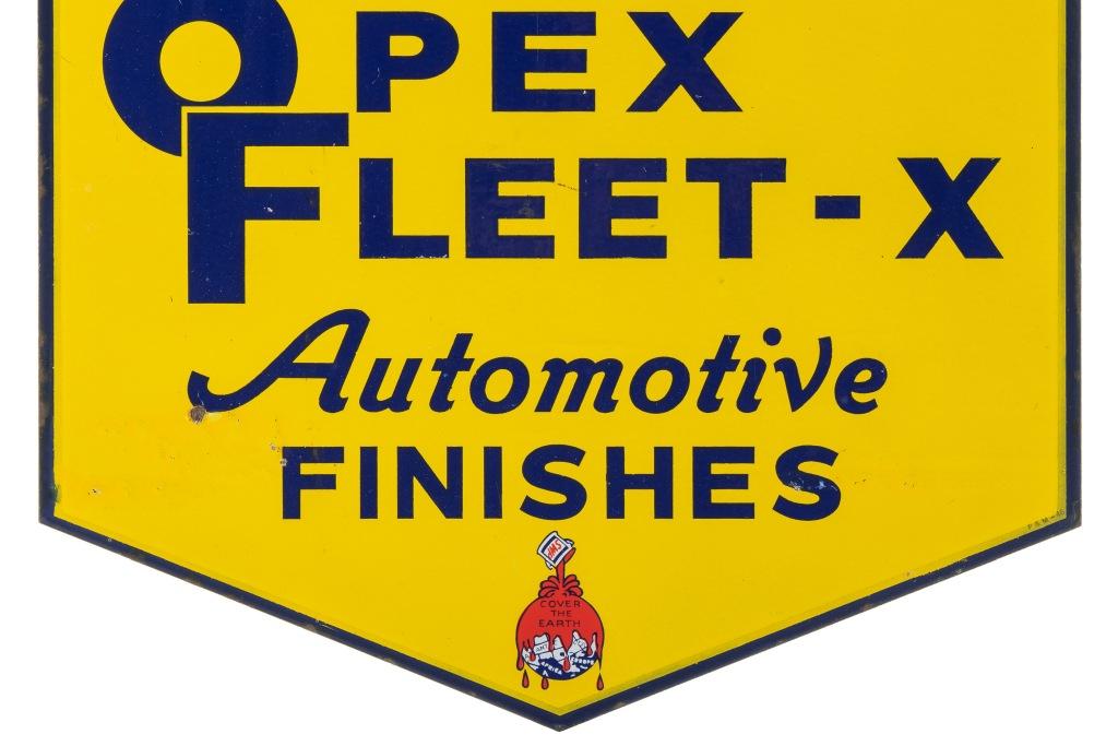 Sherwin Williams Fleet-x Porcelain Hanging Sign