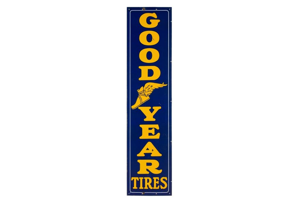 Goodyear Tires Porcelain Sign