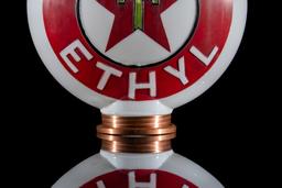 Texaco Ethyl Gasoline Gas Pump Globe