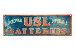 Early Usl Batteries Tin Sign