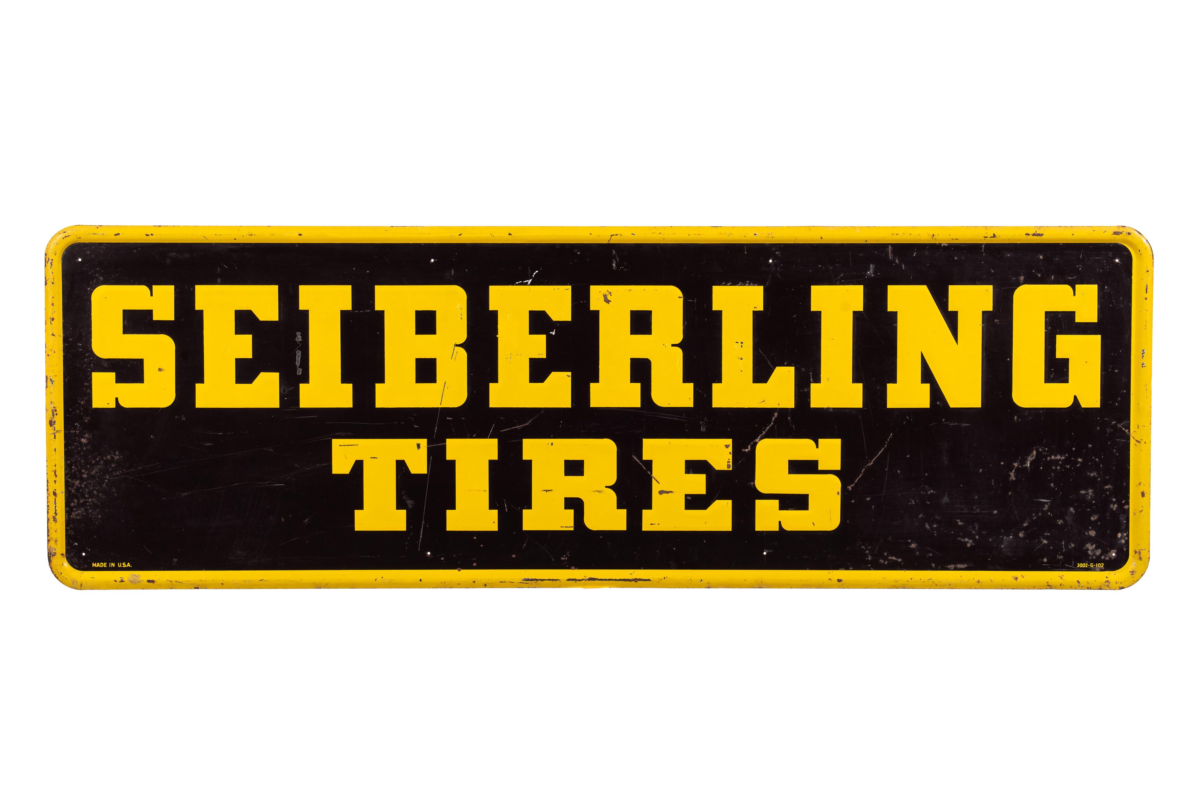 Seiberling Tires Tin Sign