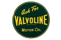 Valvoline Motor Oil Tin Sign