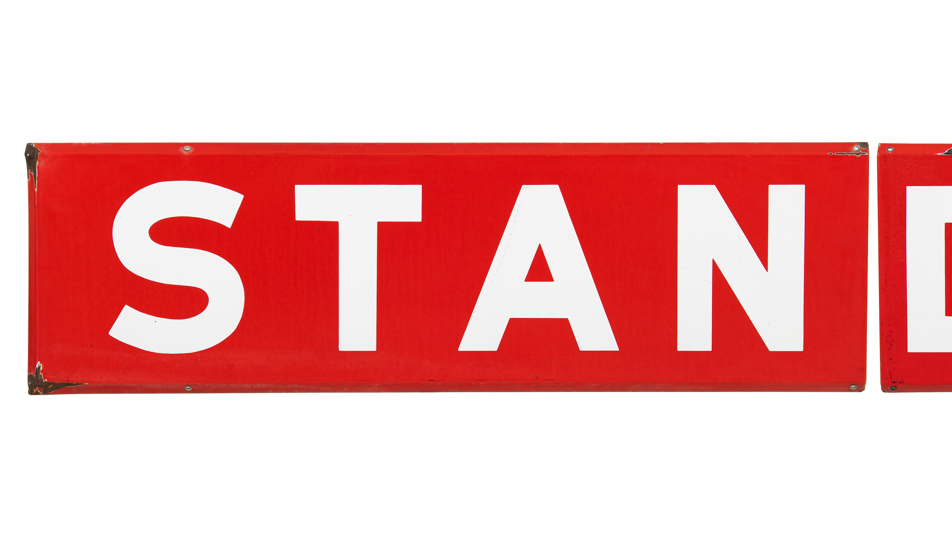 Standard Horizontal 2 Piece Sign