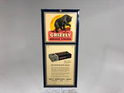 Grizzly Brake Lining Sign