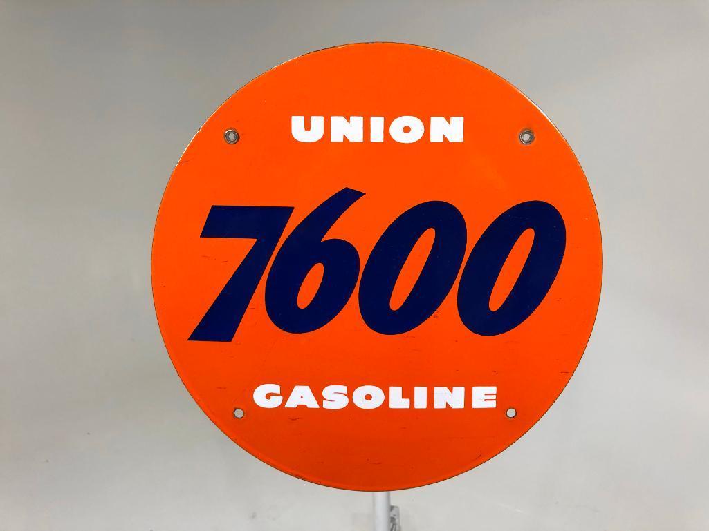 Union 76 Gasoline Gas Pump Plate