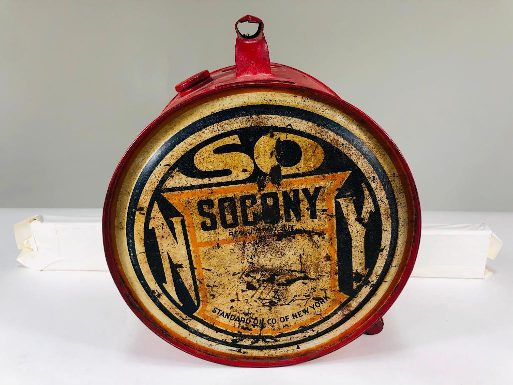 Socony Motor Oil Rocker Can