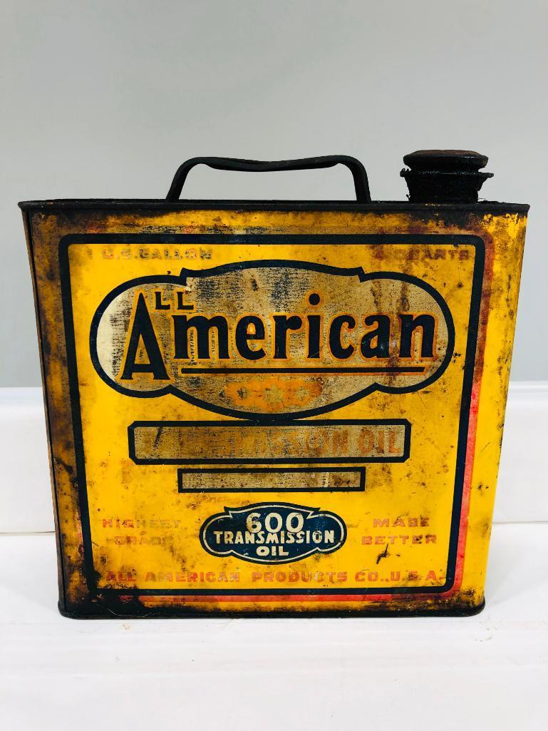 American One Gallon Oil Can