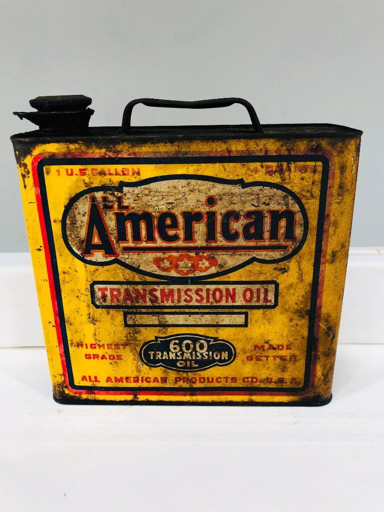 American One Gallon Oil Can