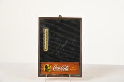 Drink Coca Cola In Bottles Mirror W/Thermometer