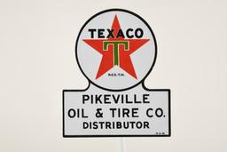 Texaco Distributor Keyhole Sign