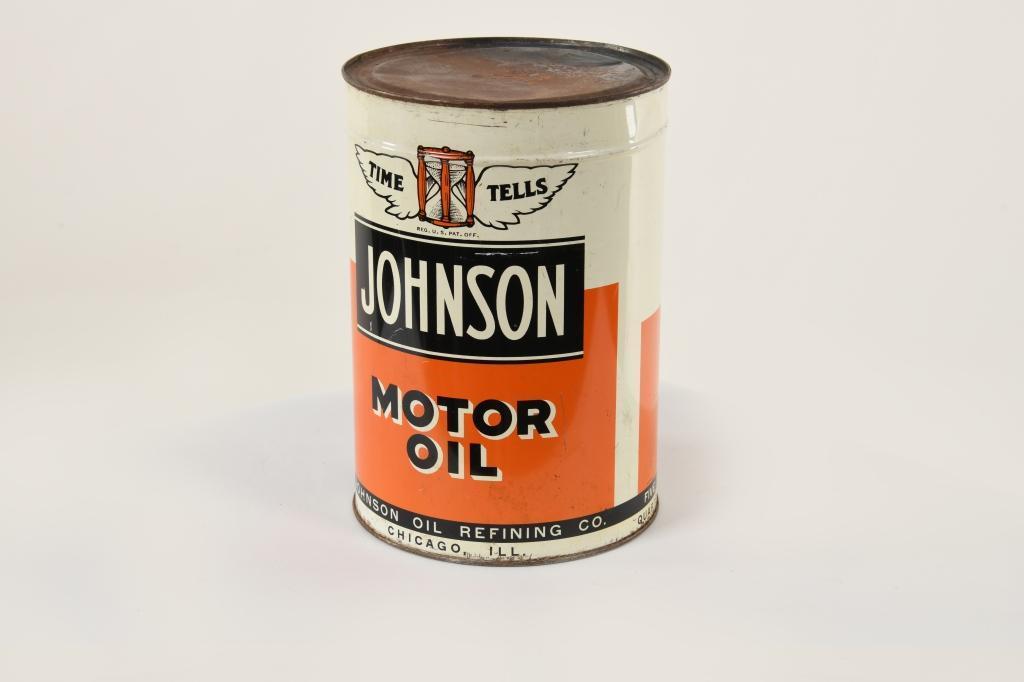Johnson Time Tells 5 Quart Oil Can