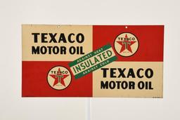 Texaco Motor Oil Sign