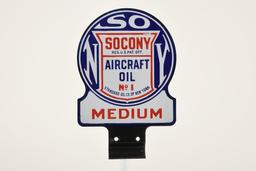 Socony Aircraft Oil Paddle Sign