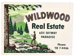 Wildwood Real Estate Metal Sign