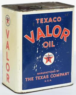 Texaco Valor Motor Oil 2 Gallon Can