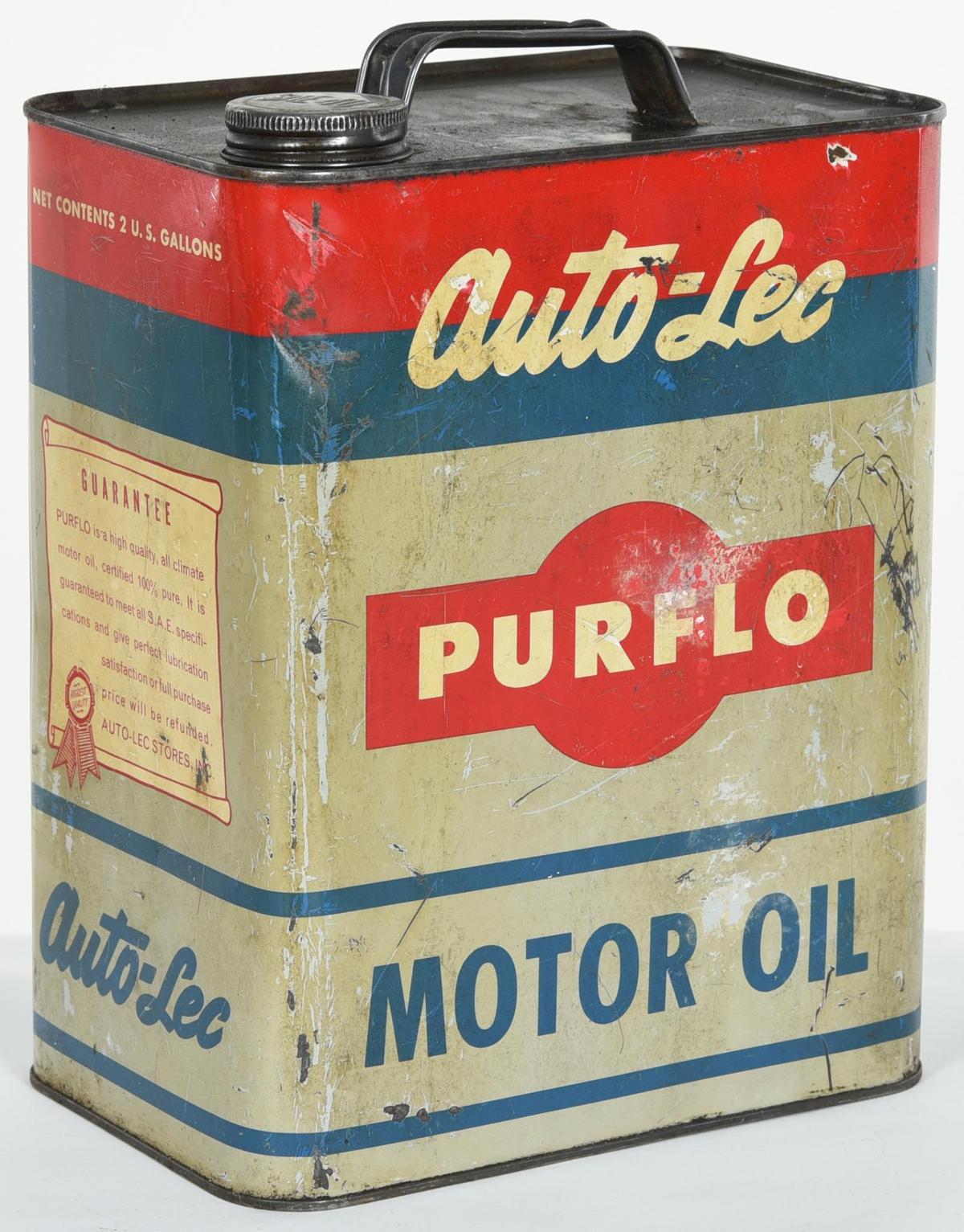 Auto-Lee Purflo motor Oil 2 Gallon Can