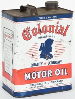 Colonial motor Oil 2 Gallon Can
