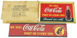 We Sell Coca-Cola "Part of Every Day" w/Bottle Sign