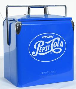 Restored Drink Pepsi-Cola Metal Cooler