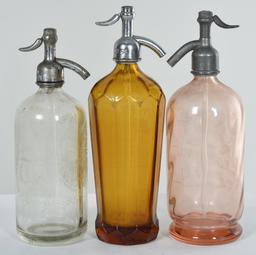 3-Spetzer Water Glass Bottles