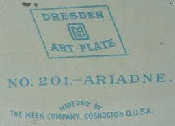 5-Vienna Art Styled Plates w/Pretty Lady's