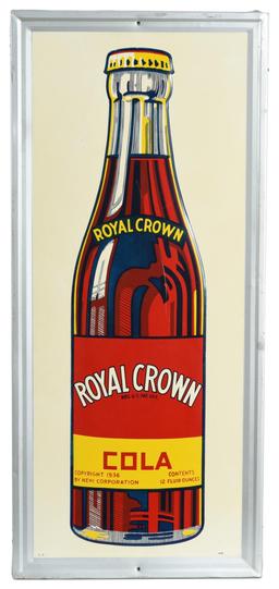 Royal Crown Cola Bottle metal Sign