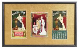 Coca-Cola 1904 Soda Menu, 1909 Coupon & Calendar