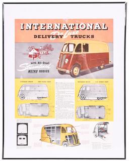 International Deluxe Delivery Truck Sales Literature