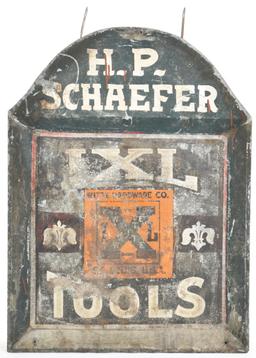 H.P. Schaefer "The Winchester Store" Winchester Store Advertisement Sign