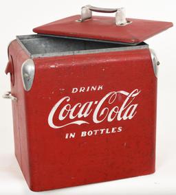 Small Drink Coca-Cola Metal Caring Cooler