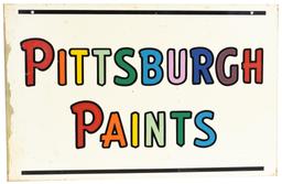 Pittsburg Paints Metal Flange Sign