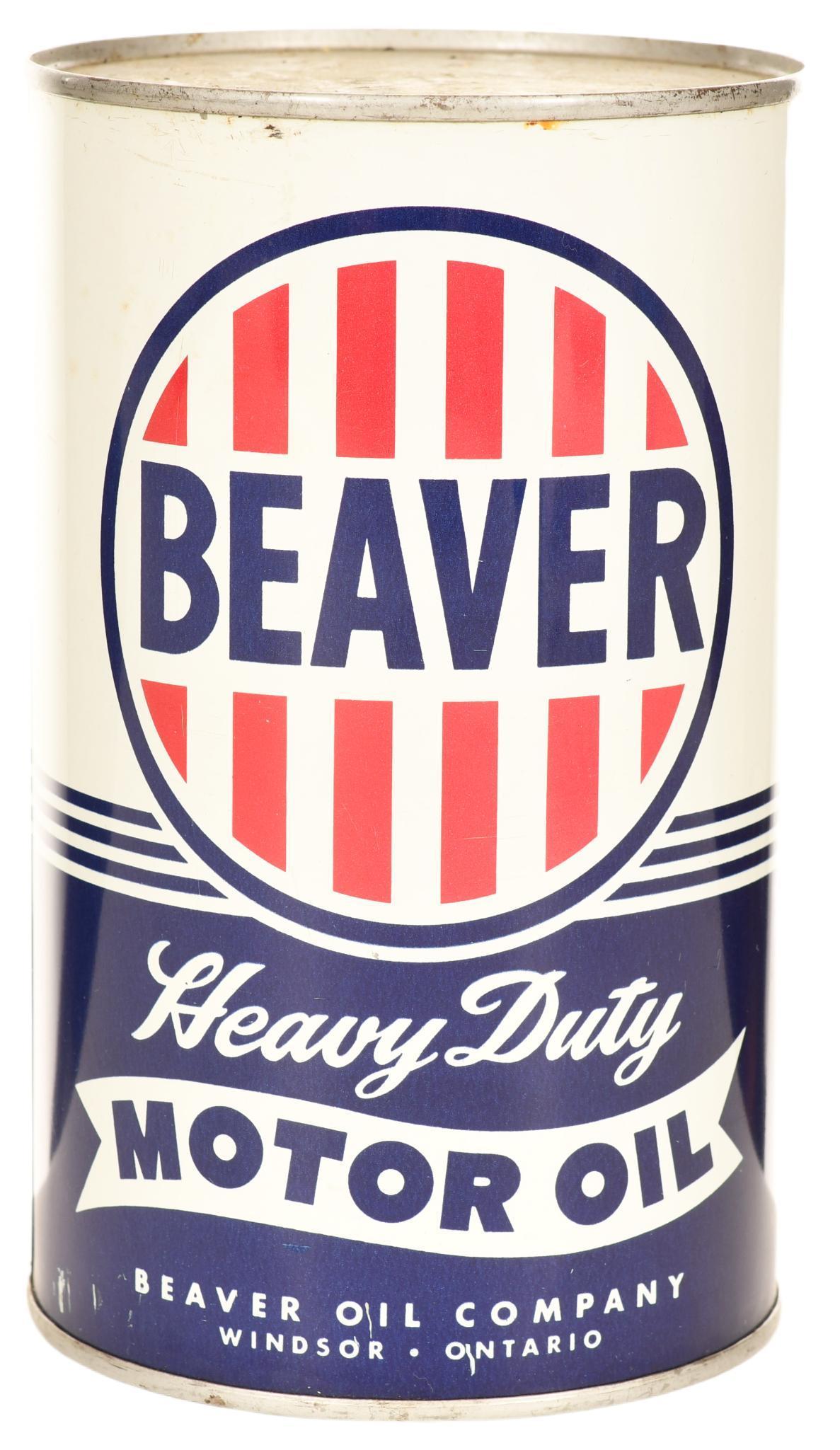 Beaver Heavy Duty Motor Oil 1 Imp. Quart Can