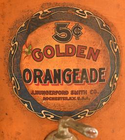 Golden Orangeade Metal Counter-Top Dispenser