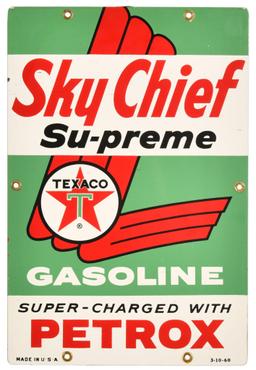 Texaco Sky Chief Pump Plate Petrox Medium