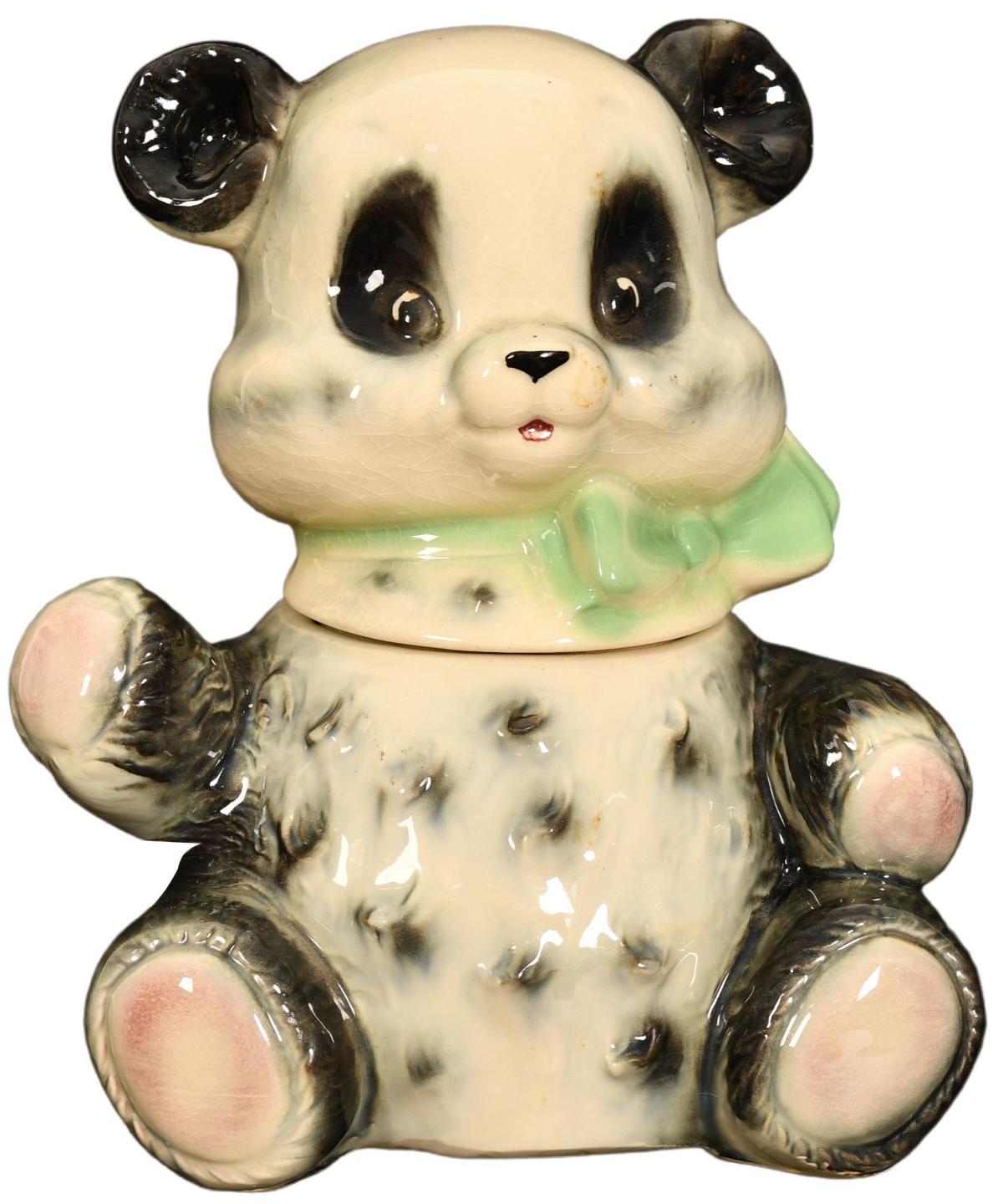 Panda Bear Cookie Jar