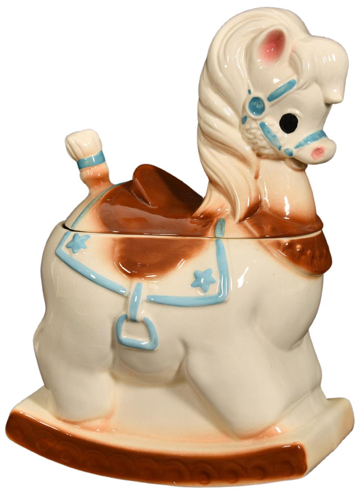 Rocking Horse Cookie Jar